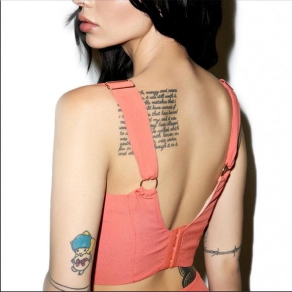 SOLD For love and lemons Sweet Jane crop top - Picture 2 of 5